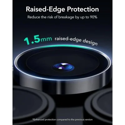 Esr Iphone 16 Pro/16 Pro Max Camera Lens Protector - Black Edge